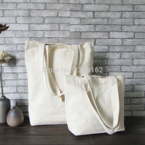 Blank Canvas bag for DIY Painting Cotton Canvas Shoulder Bag Eco Friendly Shopping Tote promotional gift bag/Party supplies