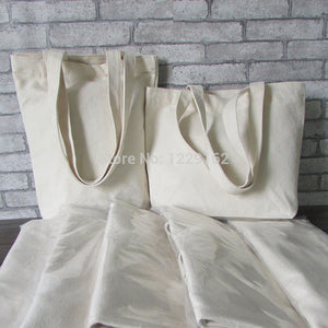 Blank Canvas bag for DIY Painting Cotton Canvas Shoulder Bag Eco Friendly Shopping Tote promotional gift bag/Party supplies