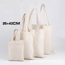 Cotton Canvas Shoulder Bag Eco Shopping Tote blank canvas shopping bag for DIY painting promotional gift bag party gift