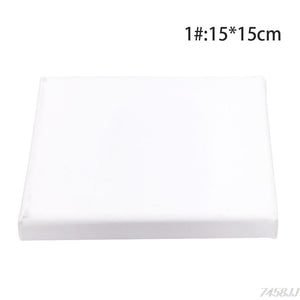 Painting Canvas Blank Cotton Canvas Panels Square Mounted Art Artist Boards Painting Tool Craft G12 Drop ship