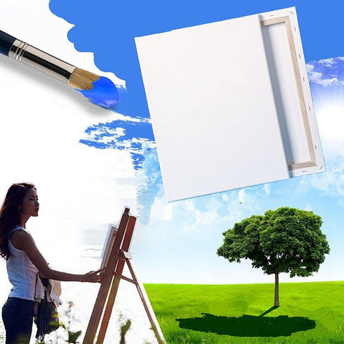 Painting Canvas Blank Cotton Canvas Panels Square Mounted Art Artist Boards Painting Tool Craft