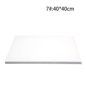 Painting Canvas Blank Cotton Canvas Panels Square Mounted Art Artist Boards Painting Tool Craft